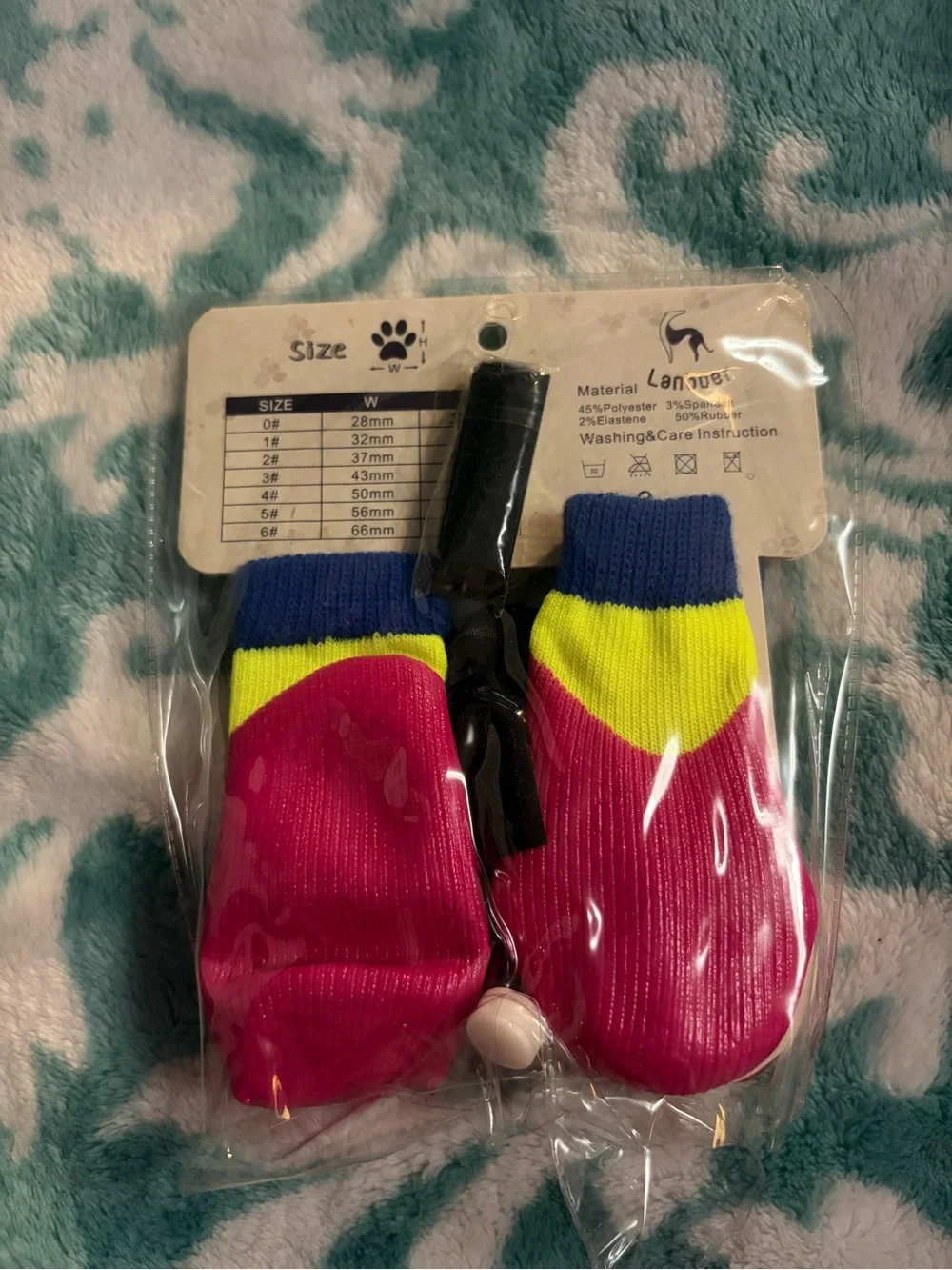 Waterproof dog socks
